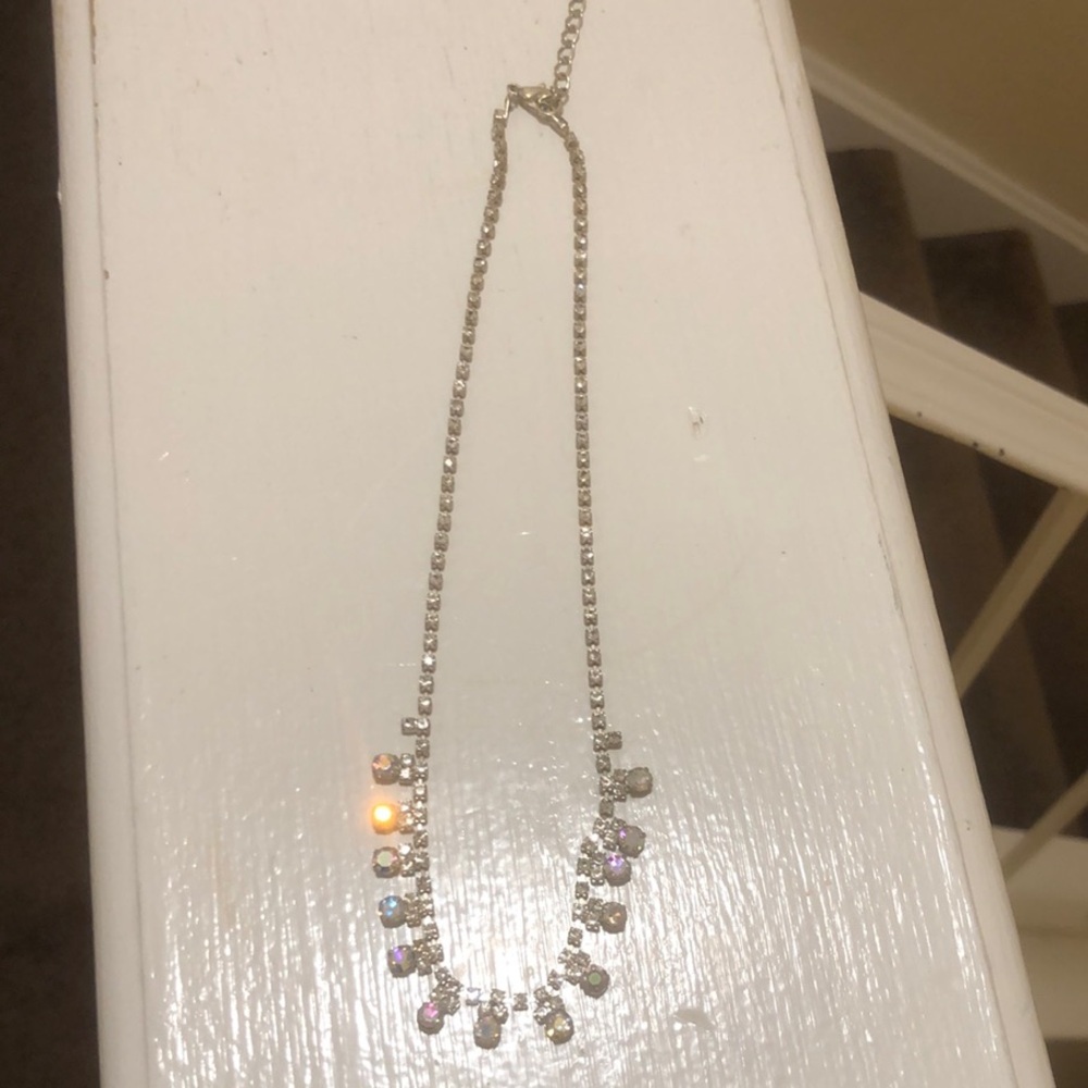 Elegant Silver Tone Necklace